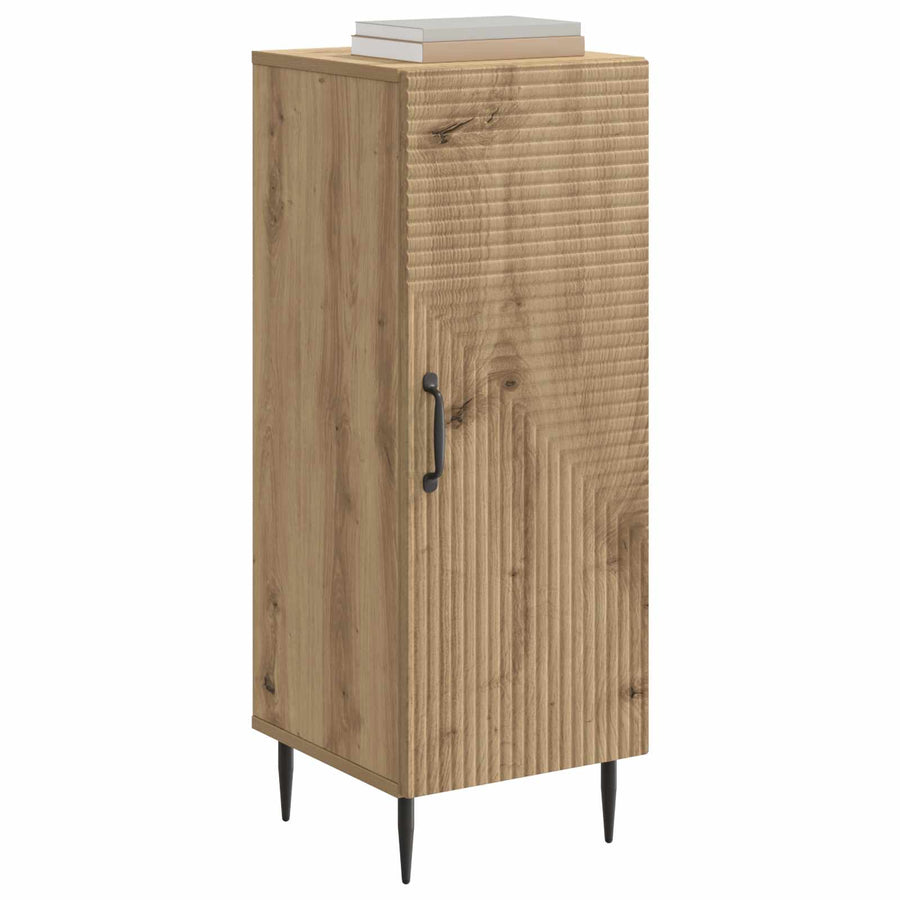 Dressoir Artisanaal eiken 33 x 34,5 x 89,5 cm Bewerkt hout