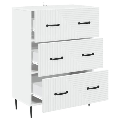 Ladenkast Wit 66 x 34,5 x 89,5 cm Bewerkt hout