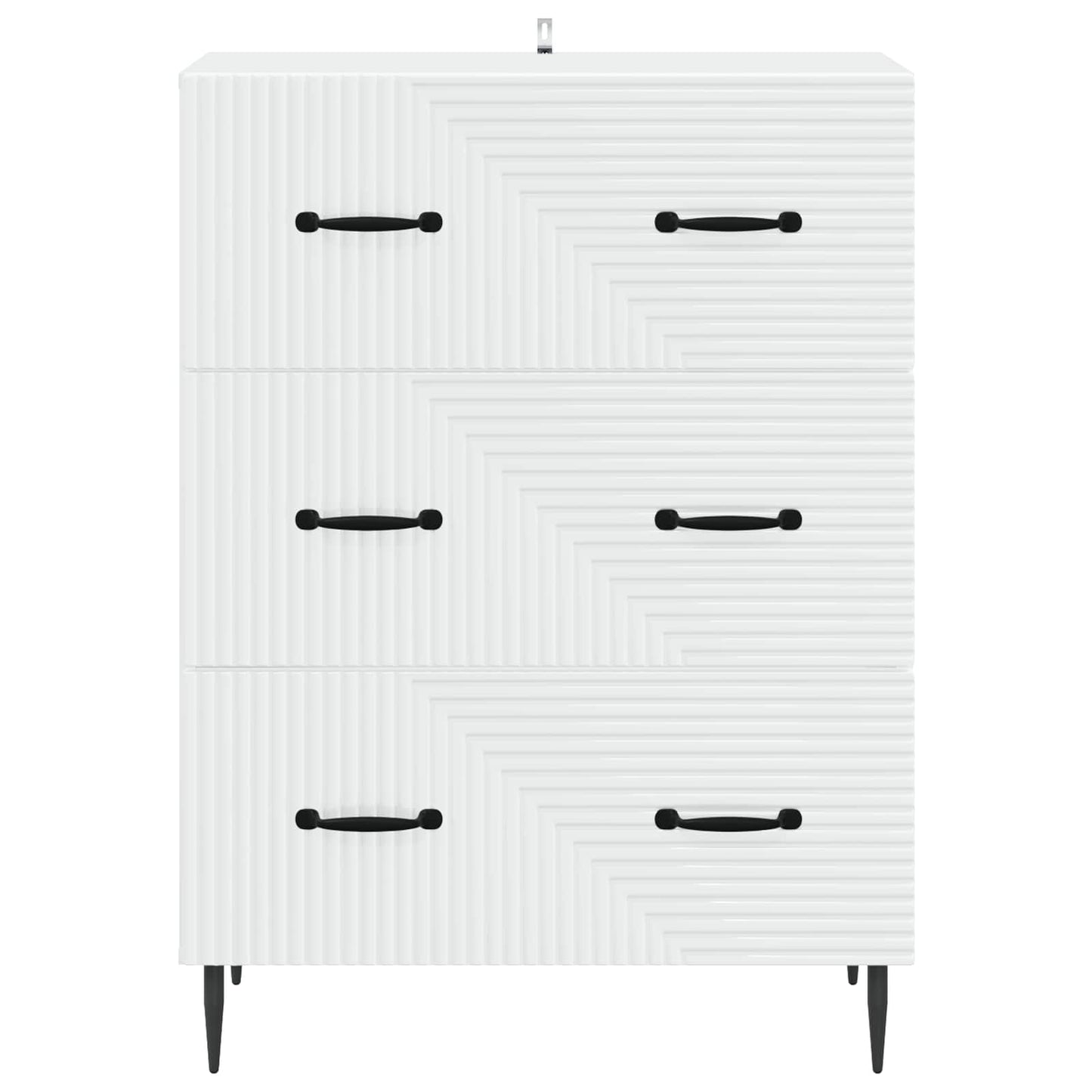 Ladenkast Wit 66 x 34,5 x 89,5 cm Bewerkt hout