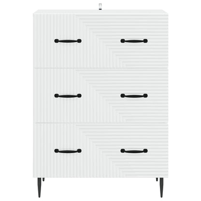 Ladenkast Wit 66 x 34,5 x 89,5 cm Bewerkt hout
