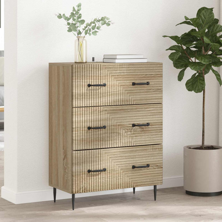 Ladenkast Sonoma Eiken 66 x 34,5 x 89,5 cm Bewerkt hout