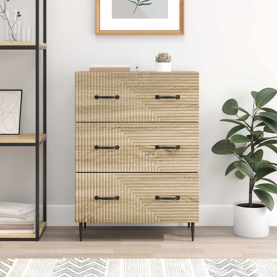 Ladenkast Sonoma Eiken 66 x 34,5 x 89,5 cm Bewerkt hout