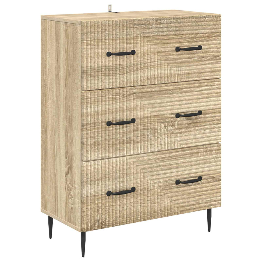Ladenkast Sonoma Eiken 66 x 34,5 x 89,5 cm Bewerkt hout