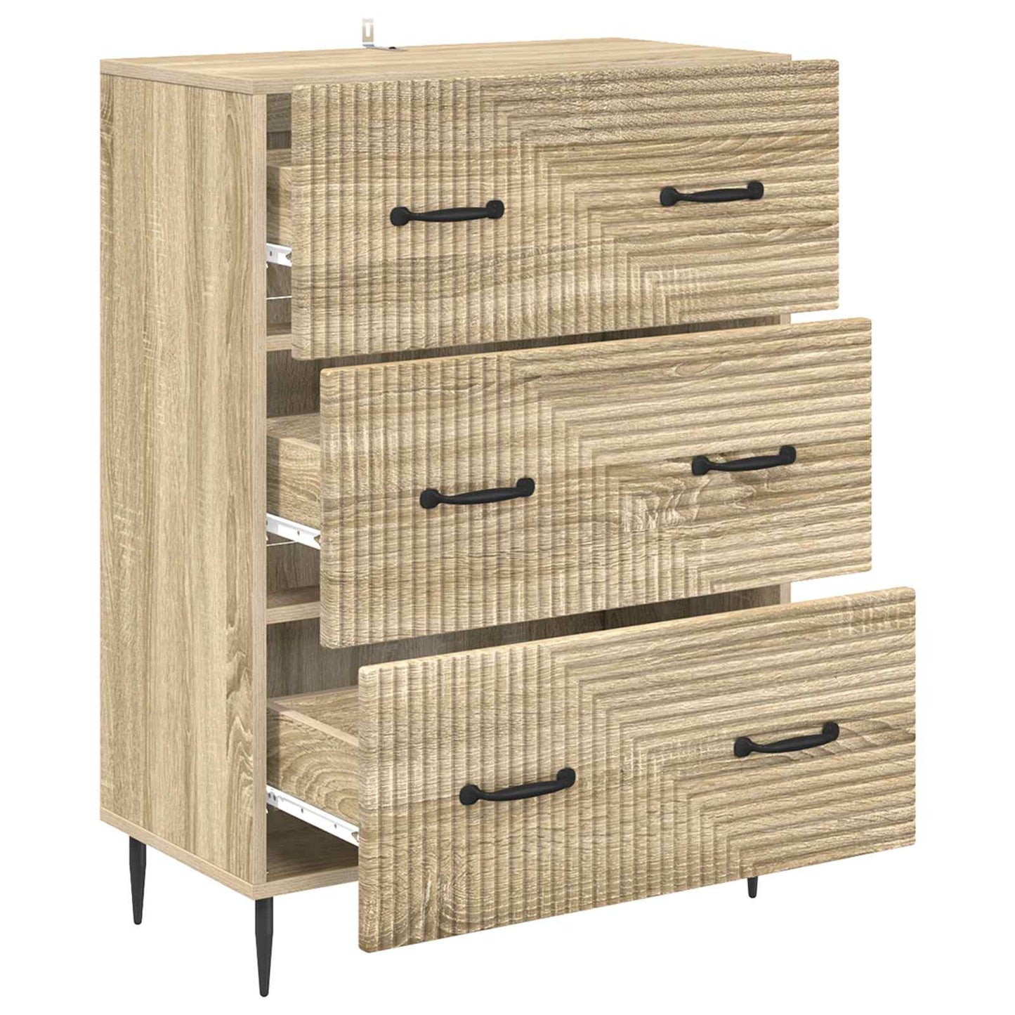 Ladenkast Sonoma Eiken 66 x 34,5 x 89,5 cm Bewerkt hout