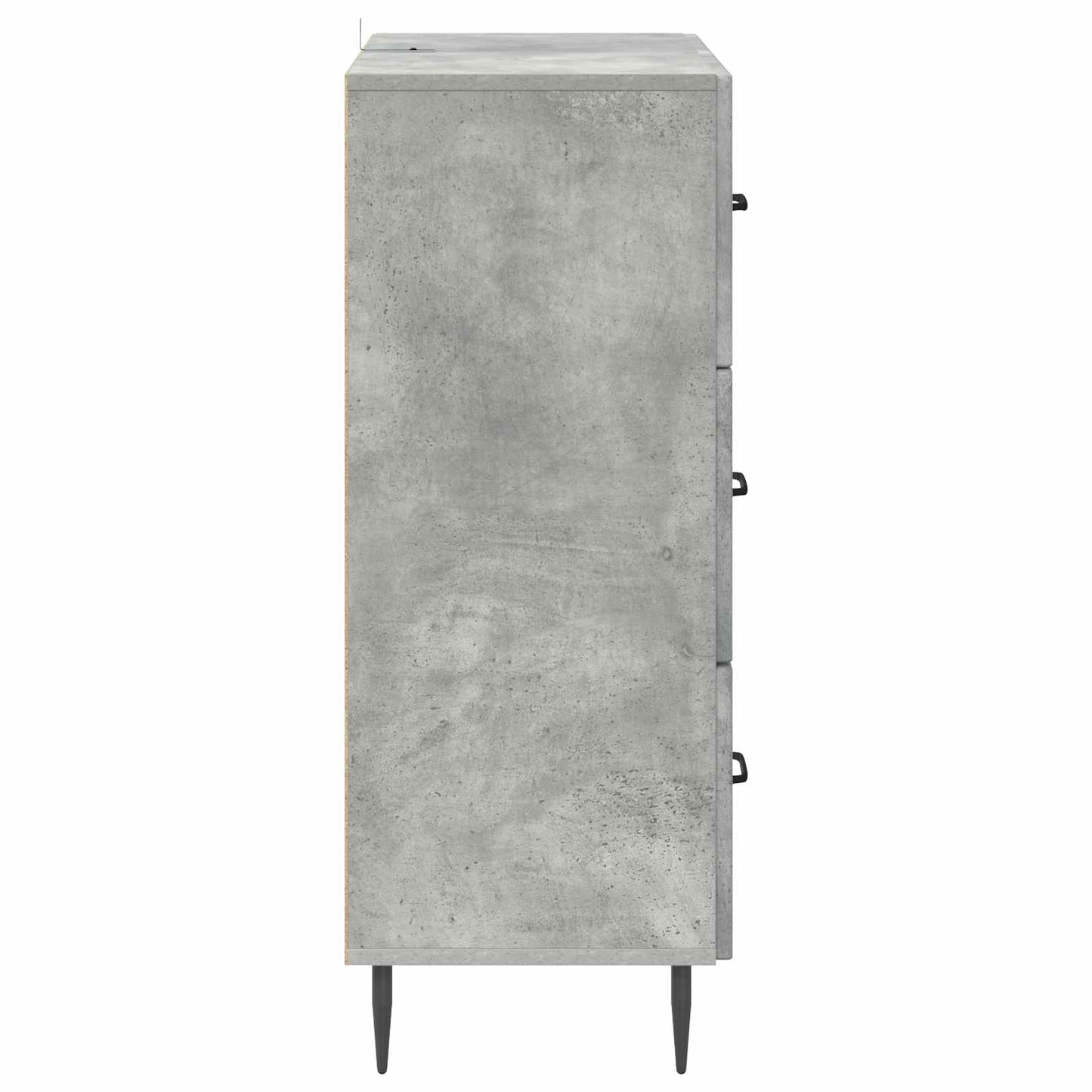 Ladenkast Betongrijs 66 x 34,5 x 89,5 cm Bewerkt hout