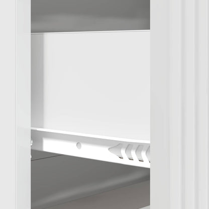 Ladenkast Hoogglans Wit 66 x 34,5 x 89,5 cm Bewerkt hout
