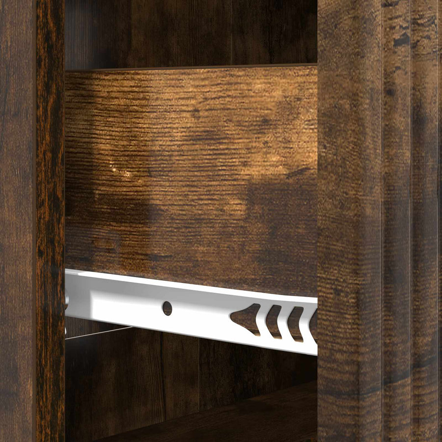 Ladenkast Gerookt eiken 66 x 34,5 x 89,5 cm Bewerkt hout