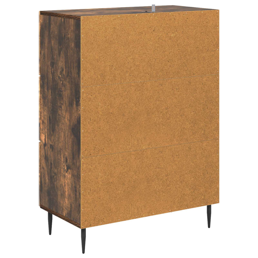 Ladenkast Gerookt eiken 66 x 34,5 x 89,5 cm Bewerkt hout