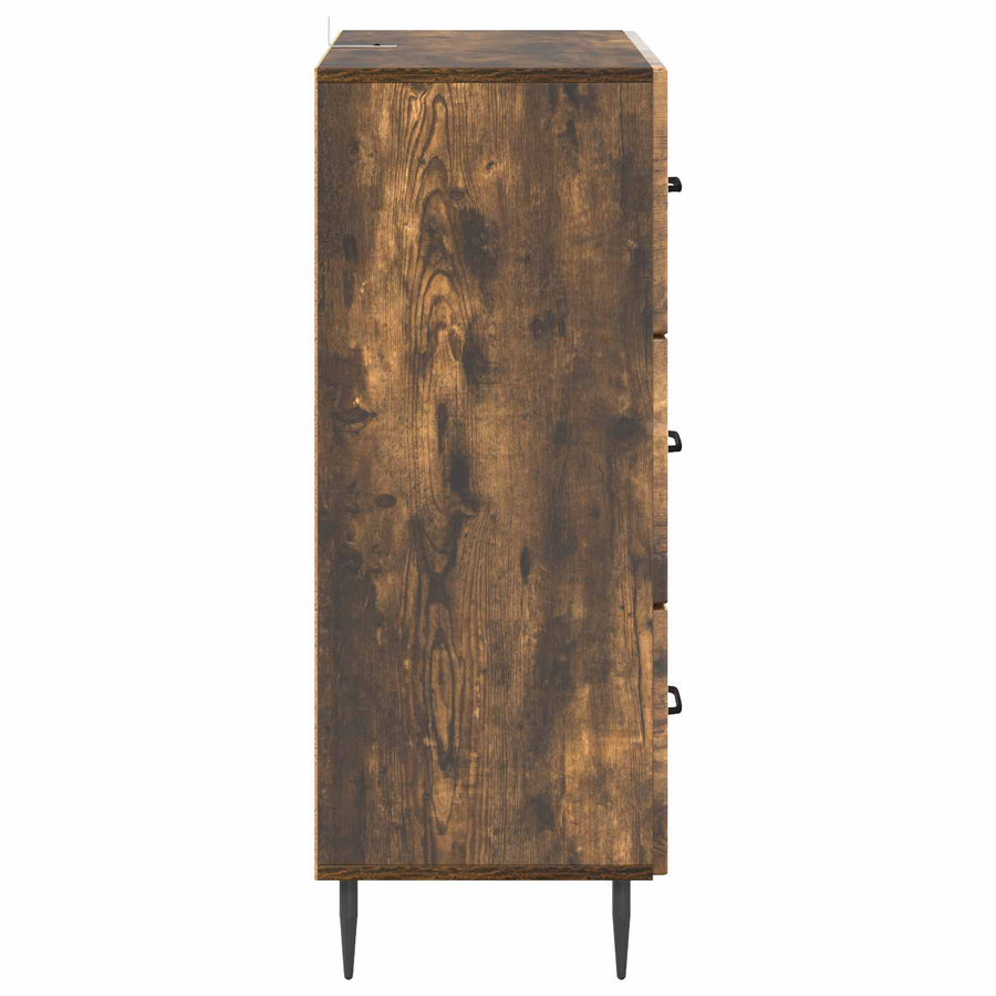 Ladenkast Gerookt eiken 66 x 34,5 x 89,5 cm Bewerkt hout