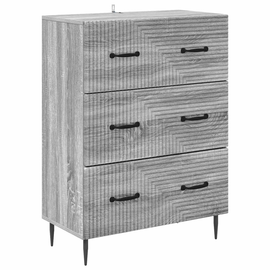 Ladenkast Grijs Sonoma 66 x 34,5 x 89,5 cm Bewerkt hout