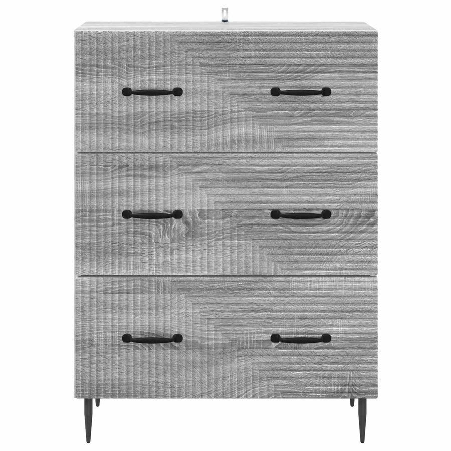 Ladenkast Grijs Sonoma 66 x 34,5 x 89,5 cm Bewerkt hout