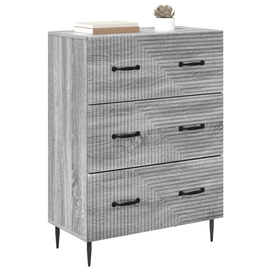 Ladenkast Grijs Sonoma 66 x 34,5 x 89,5 cm Bewerkt hout