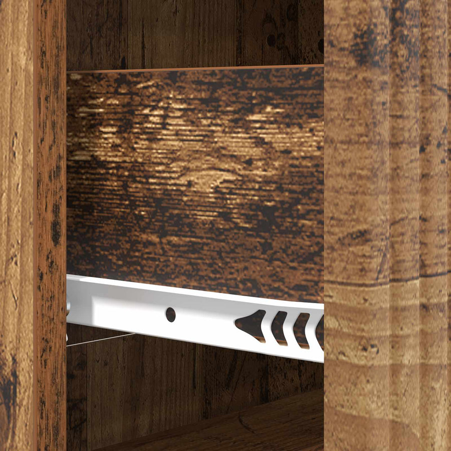 Ladenkast Oud hout 66 x 34,5 x 89,5 cm Bewerkt hout