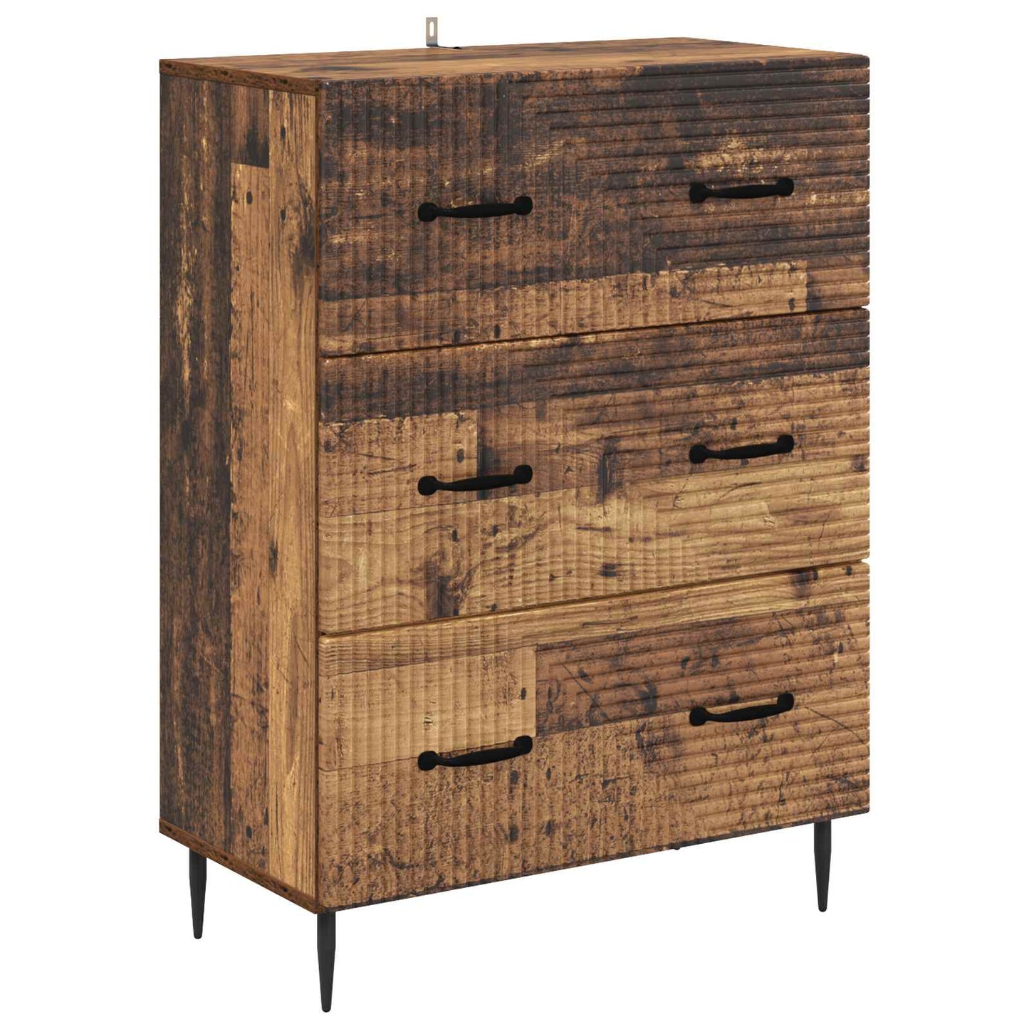 Ladenkast Oud hout 66 x 34,5 x 89,5 cm Bewerkt hout