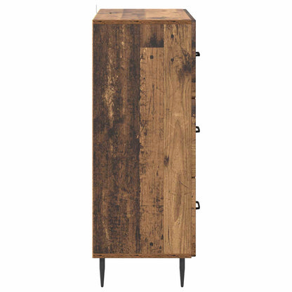 Ladenkast Oud hout 66 x 34,5 x 89,5 cm Bewerkt hout