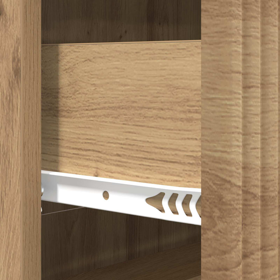 Ladenkast Artisanaal eiken 66 x 34,5 x 89,5 cm Bewerkt hout