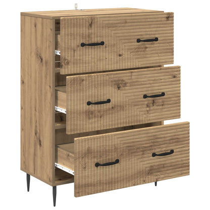 Ladenkast Artisanaal eiken 66 x 34,5 x 89,5 cm Bewerkt hout