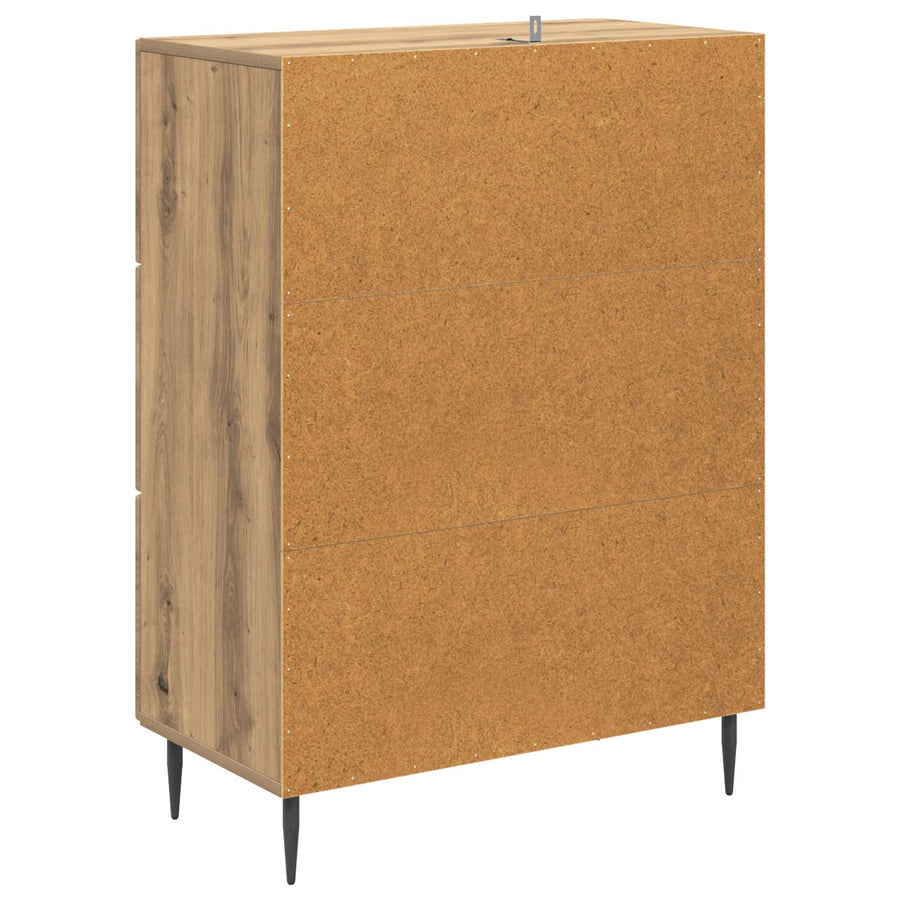 Ladenkast Artisanaal eiken 66 x 34,5 x 89,5 cm Bewerkt hout