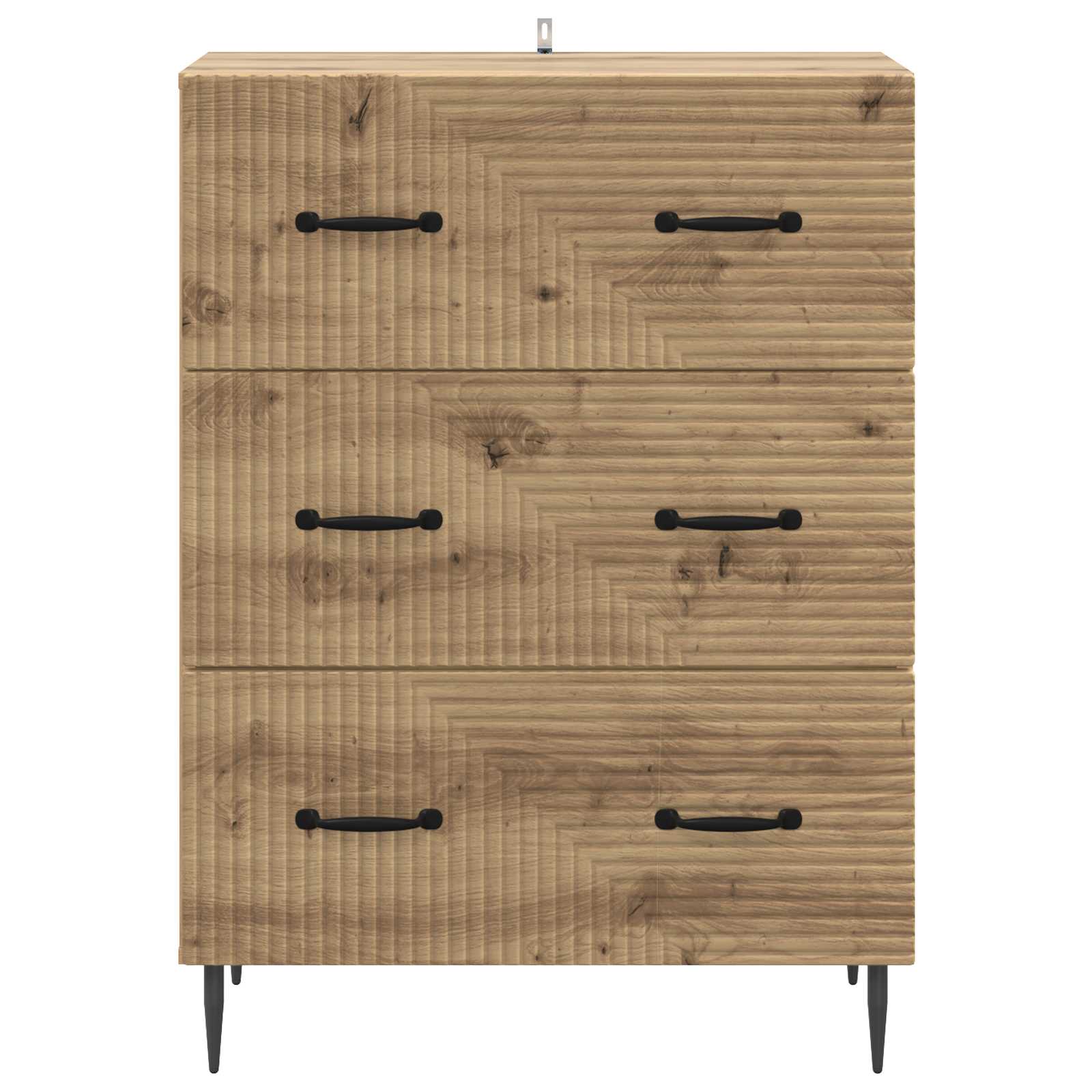 Ladenkast Artisanaal eiken 66 x 34,5 x 89,5 cm Bewerkt hout