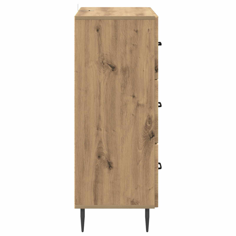 Ladenkast Artisanaal eiken 66 x 34,5 x 89,5 cm Bewerkt hout