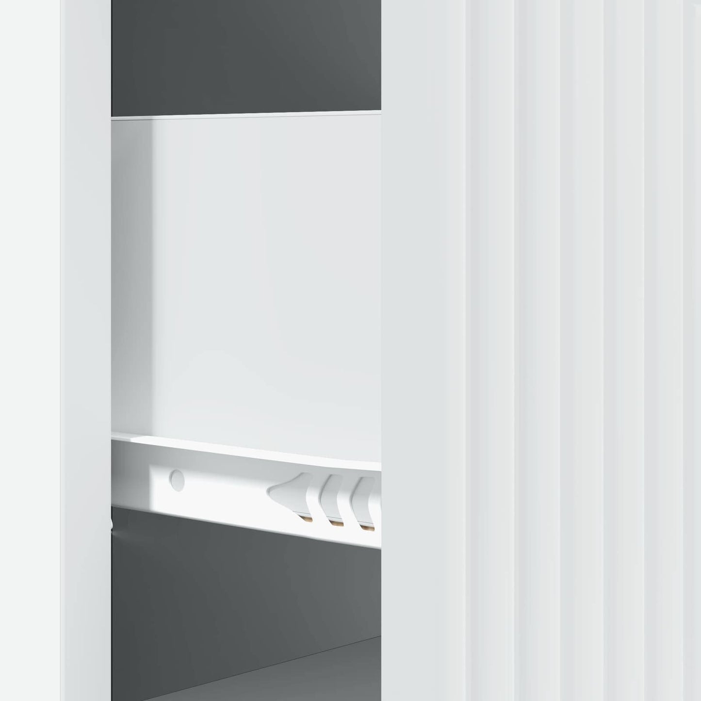 Ladenkast Wit 33 x 34,5 x 89,5 cm Bewerkt hout