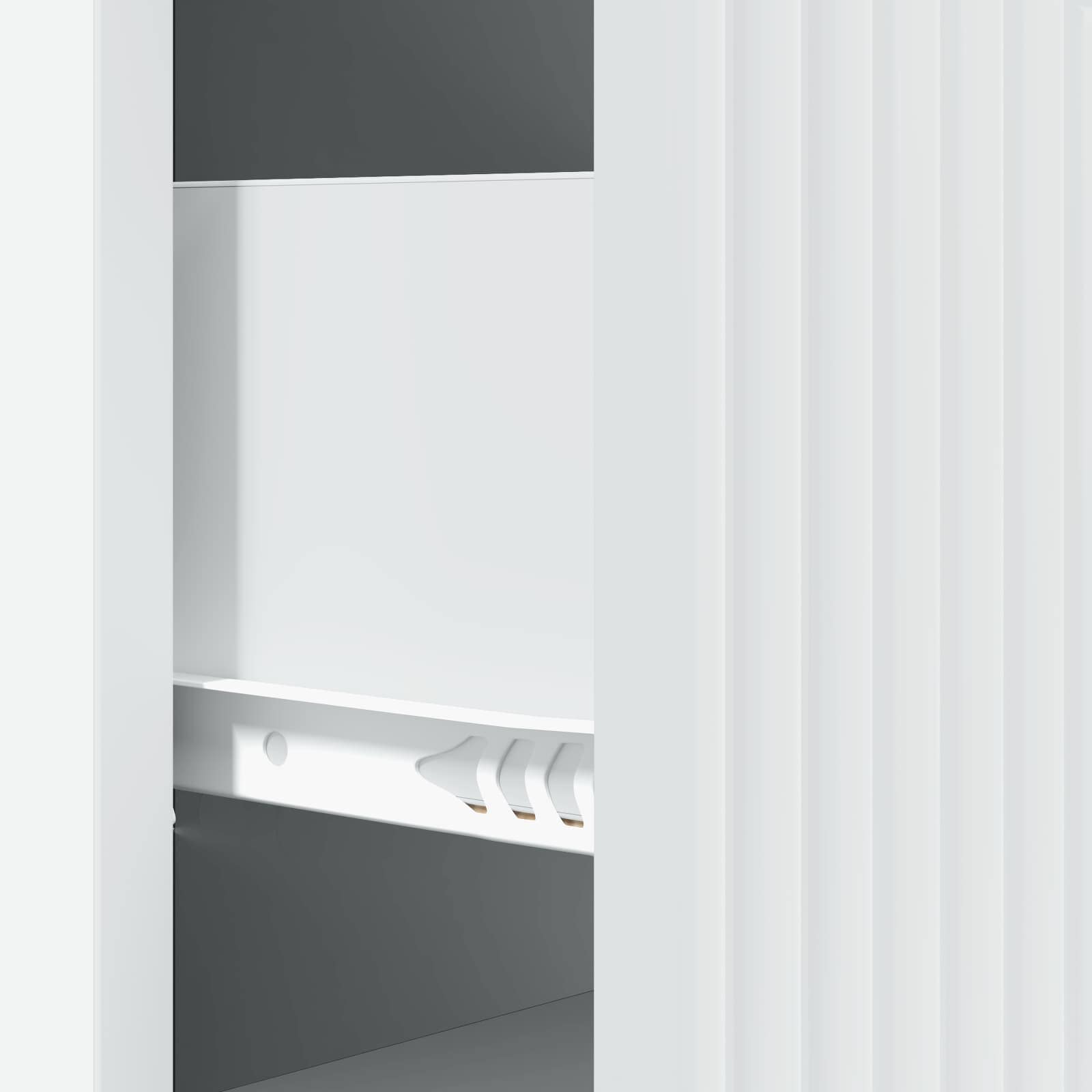 Ladenkast Wit 33 x 34,5 x 89,5 cm Bewerkt hout