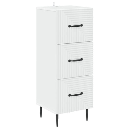Ladenkast Wit 33 x 34,5 x 89,5 cm Bewerkt hout