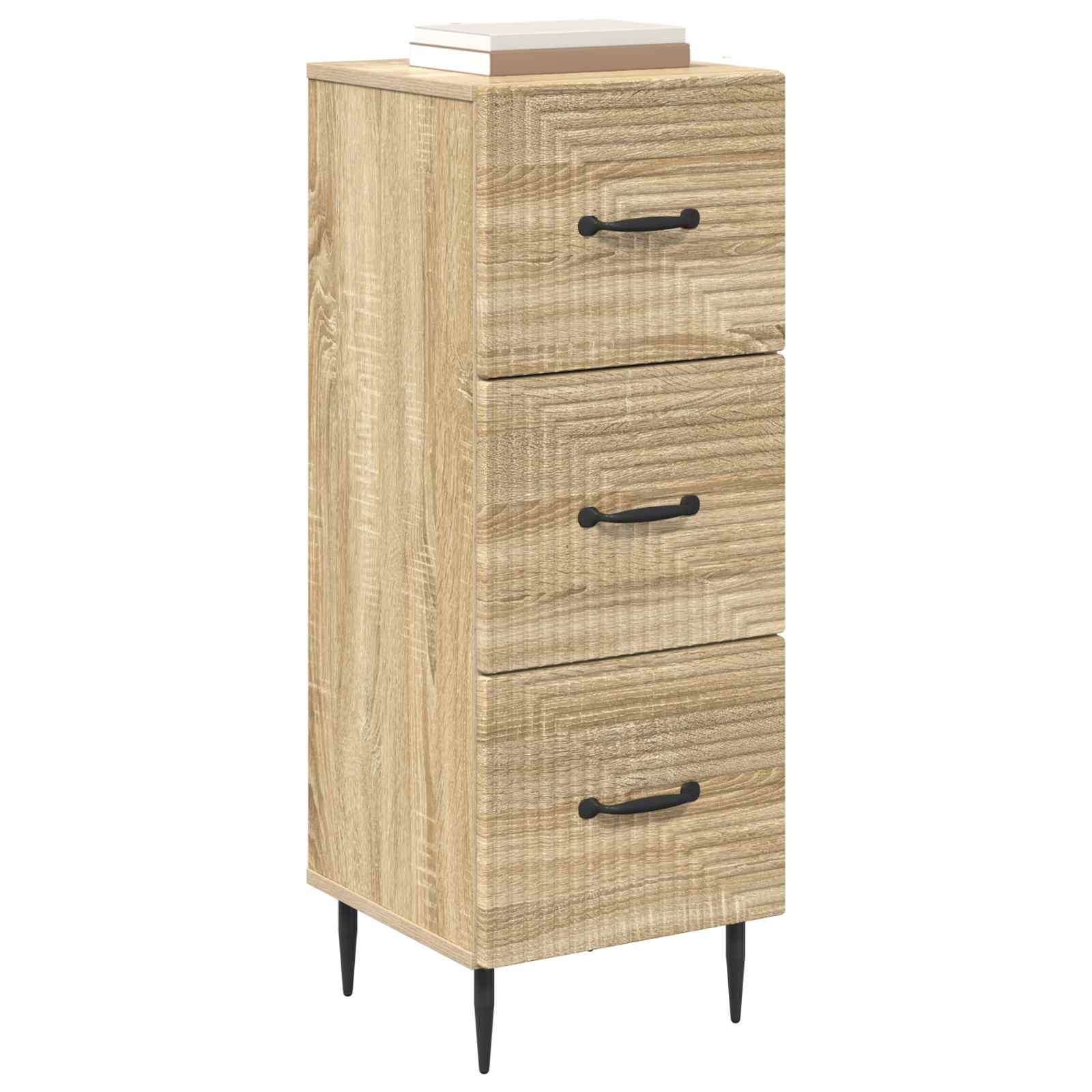 Ladenkast Sonoma Eiken 33 x 34,5 x 89,5 cm Bewerkt hout