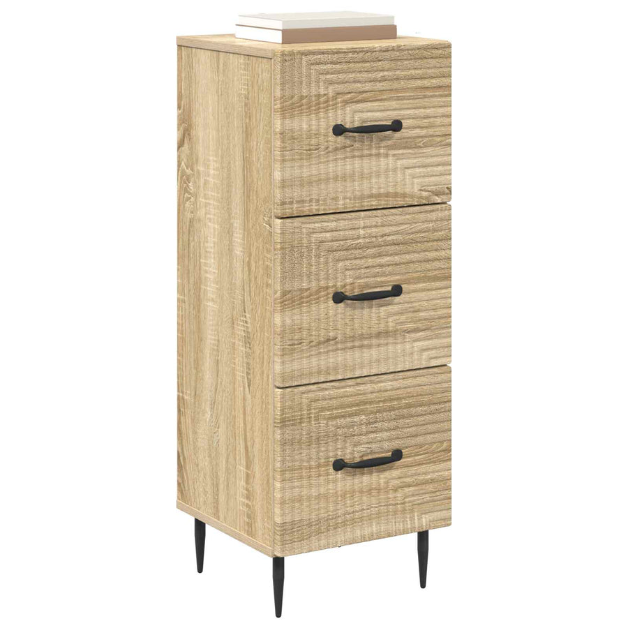 Ladenkast Sonoma Eiken 33 x 34,5 x 89,5 cm Bewerkt hout