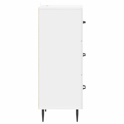 Ladenkast Hoogglans Wit 33 x 34,5 x 89,5 cm Bewerkt hout