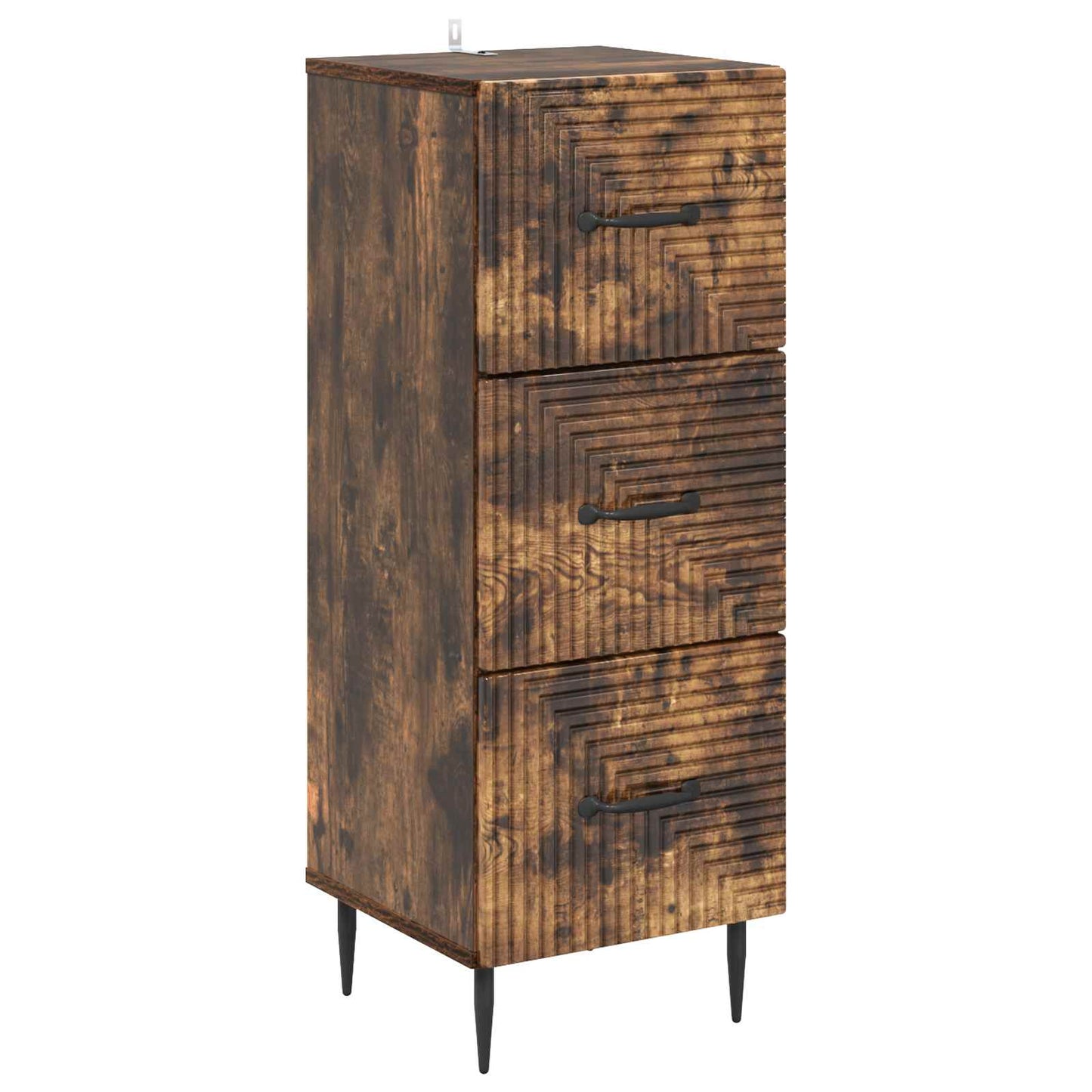 Ladenkast Gerookt eiken 33 x 34,5 x 89,5 cm Bewerkt hout