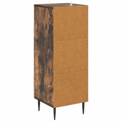 Ladenkast Gerookt eiken 33 x 34,5 x 89,5 cm Bewerkt hout