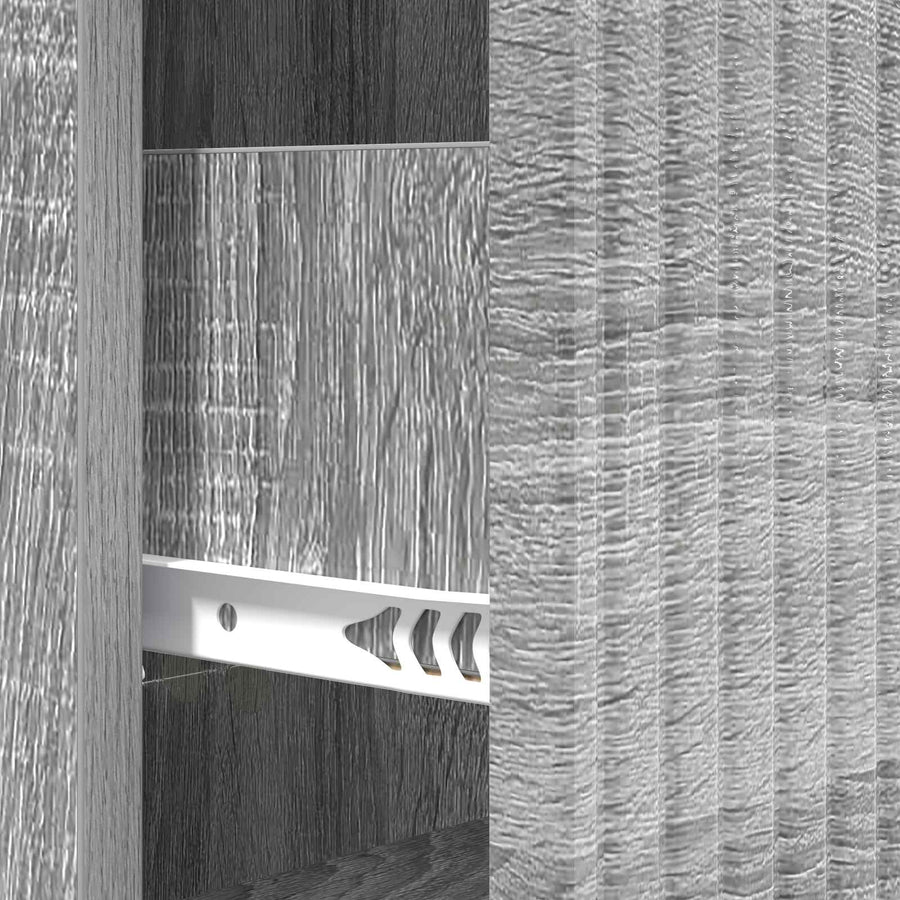 Ladenkast Grijs sonoma 33 x 34,5 x 89,5 cm Bewerkt hout