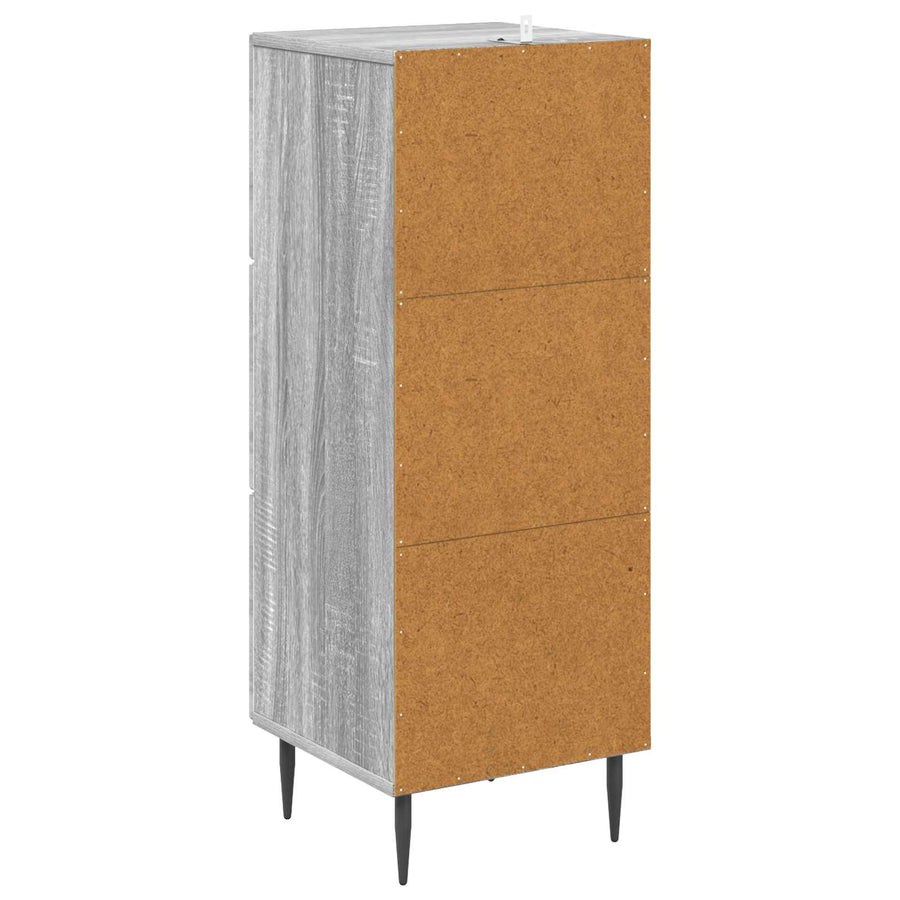 Ladenkast Grijs sonoma 33 x 34,5 x 89,5 cm Bewerkt hout