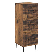 Ladekast 33x34,5x89,5 cm bewerkt hout