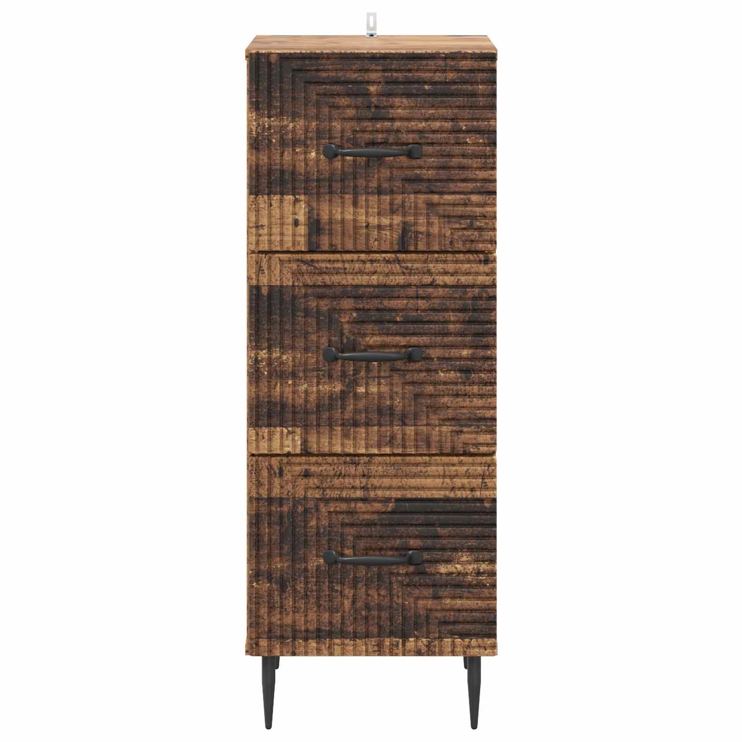 Ladenkast Oud hout 33 x 34,5 x 89,5 cm Bewerkt hout