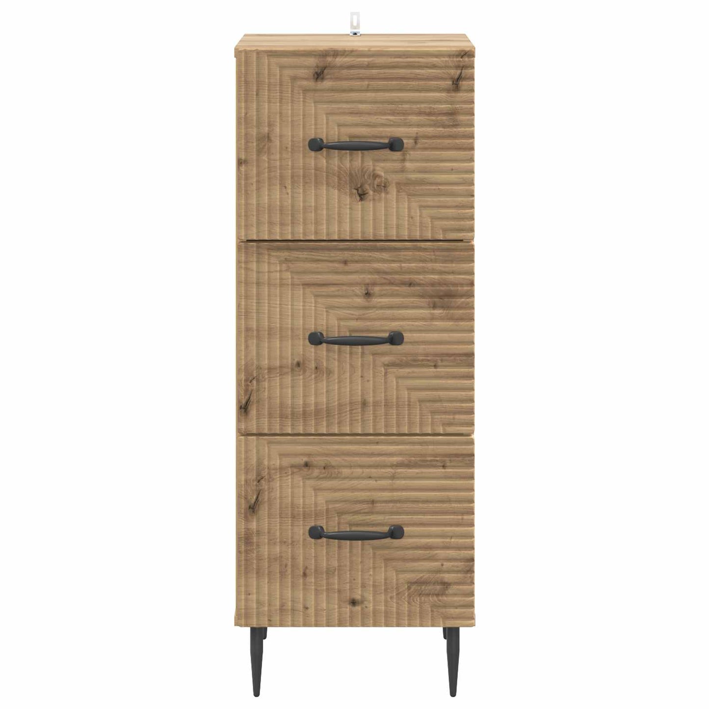 Ladenkast Artisanaal eiken 33 x 34,5 x 89,5 cm Bewerkt hout
