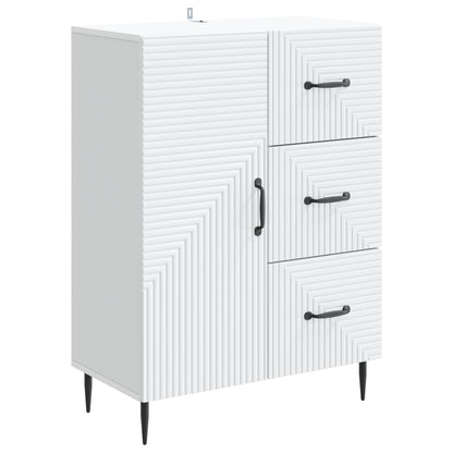 Dressoir met lade Wit 66 x 34,5 x 89,5 cm Bewerkt hout