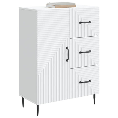 Dressoir met lade Wit 66 x 34,5 x 89,5 cm Bewerkt hout