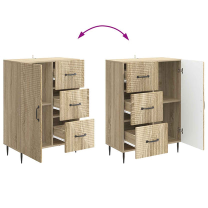 Dressoir met lade Sonoma Eiken 66 x 34,5 x 89,5 cm Bewerkt hout