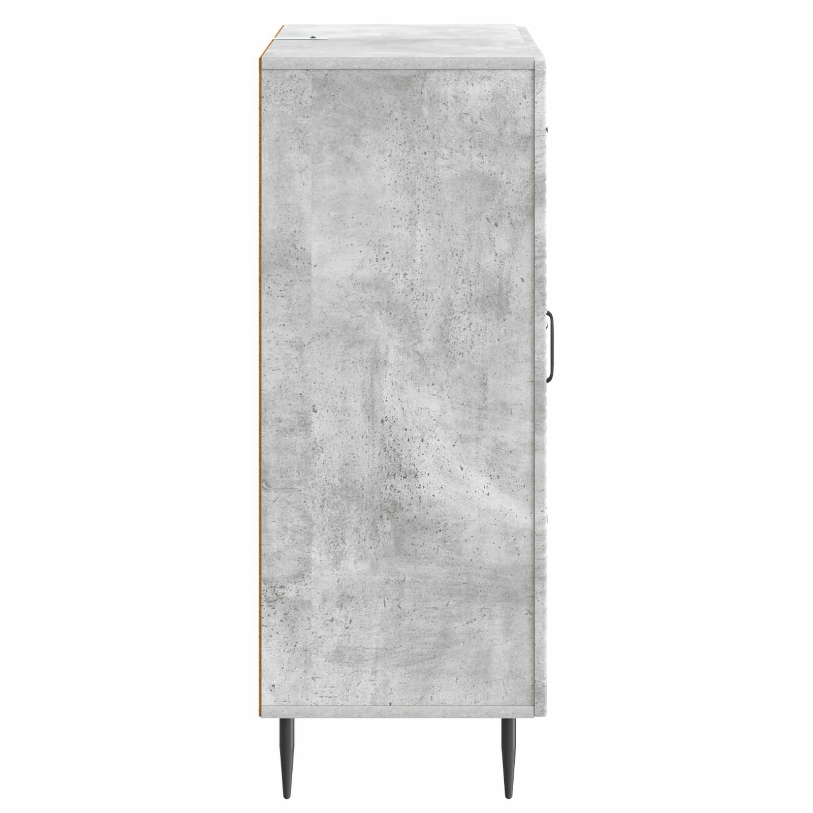 Dressoir met lade Betongrijs 66 x 34,5 x 89,5 cm Bewerkt hout