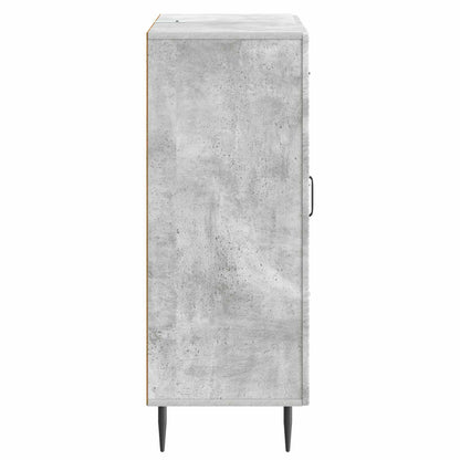 Dressoir met lade Betongrijs 66 x 34,5 x 89,5 cm Bewerkt hout