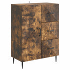 Dressoir 66x34.5x89.5 cm gerookt eiken