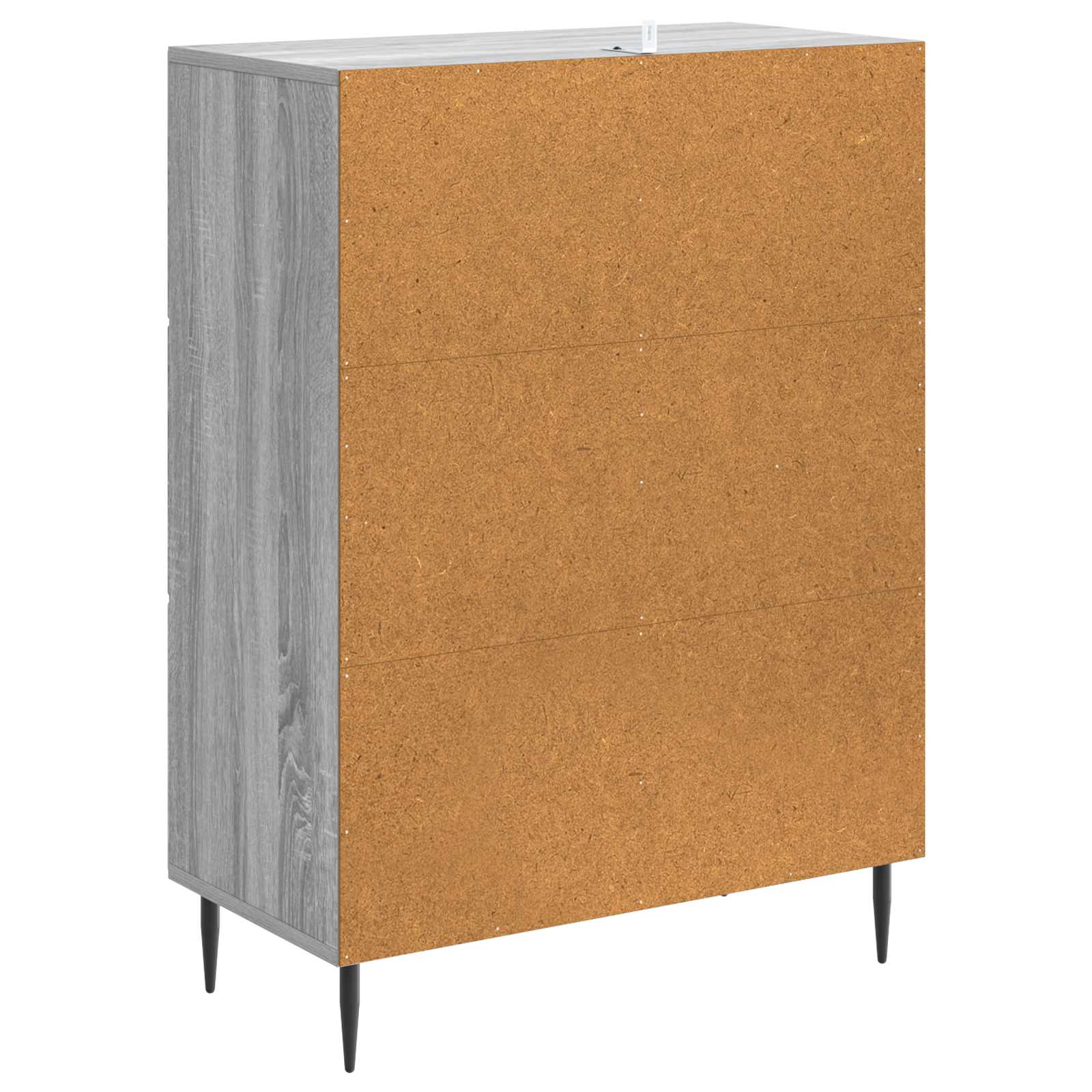 Dressoir met lade Grijs sonoma 66 x 34,5 x 89,5 cm Bewerkt hout