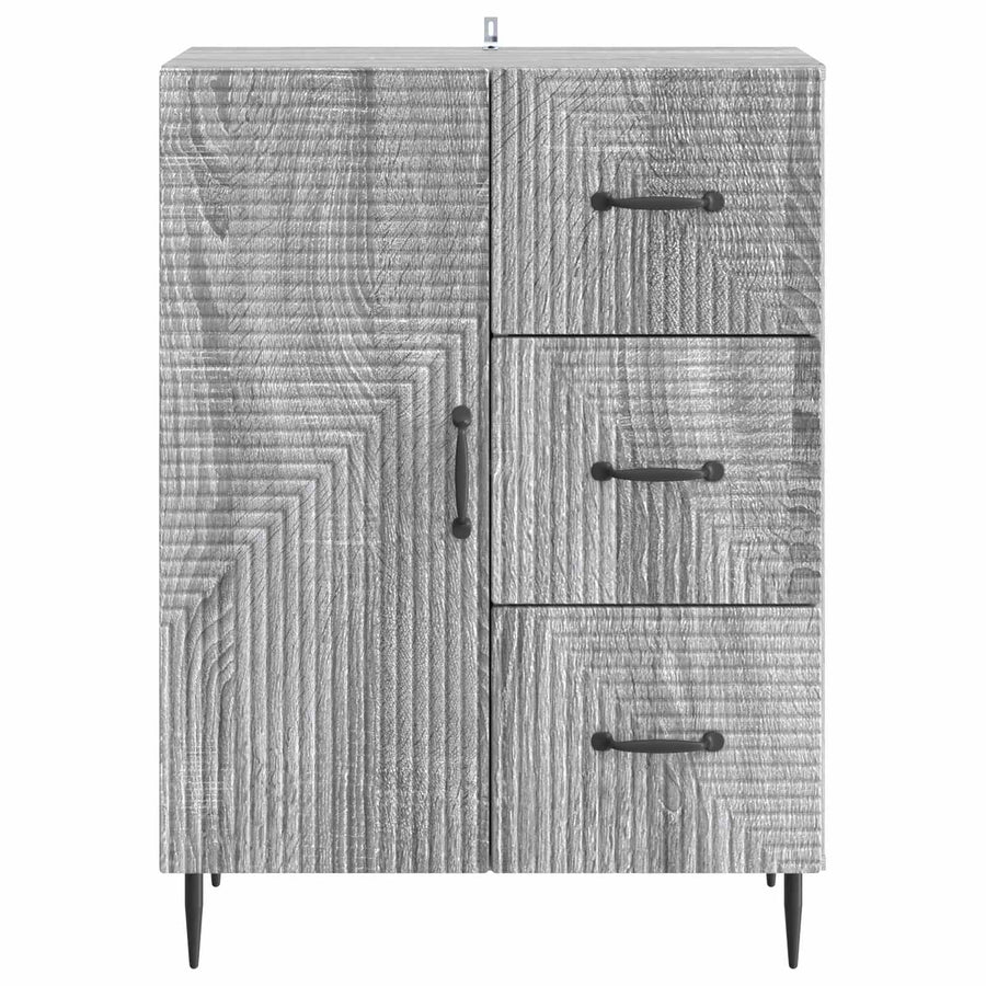 Dressoir met lade Grijs sonoma 66 x 34,5 x 89,5 cm Bewerkt hout