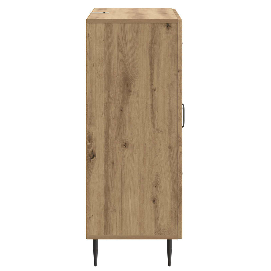Dressoir Artisanaal eiken 66 x 34,5 x 89,5 cm Bewerkt hout