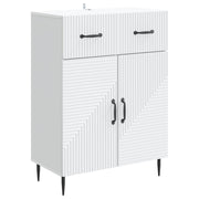 Dressoir wit 66x34,5x89,5 cm bewerkt hout