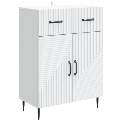 Dressoir met lade Wit 66 x 34,5 x 89,5 cm Bewerkt hout