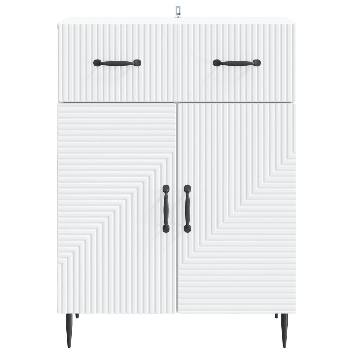 Dressoir met lade Wit 66 x 34,5 x 89,5 cm Bewerkt hout