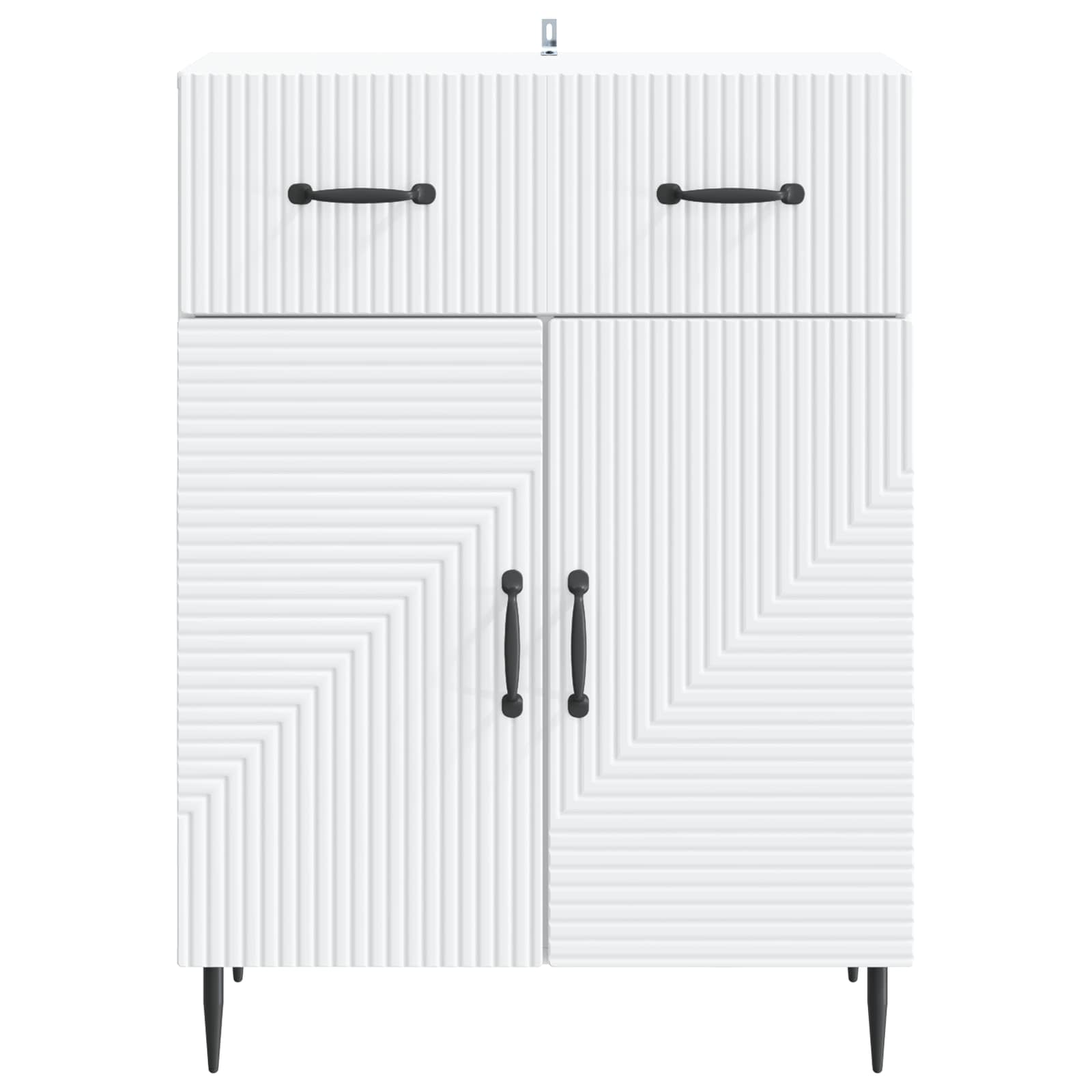 Dressoir met lade Wit 66 x 34,5 x 89,5 cm Bewerkt hout